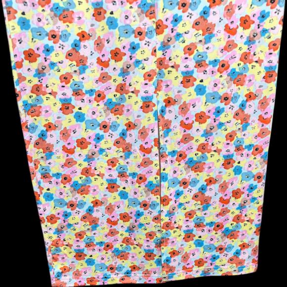 Vero Moda Floral Print Pencil Skirt Small Multi Polyester Blend NWT Stretch Midi - Picture 6 of 11